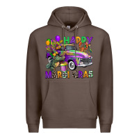 Coffee happy mardi gras truck Premium Hoodie - CowGirlArtShop