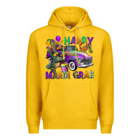 Lemon happy mardi gras truck Premium Hoodie - CowGirlArtShop
