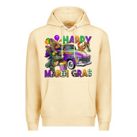 Pina Colada happy mardi gras truck Premium Hoodie - CowGirlArtShop