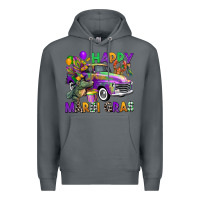 Rock happy mardi gras truck Premium Hoodie - CowGirlArtShop