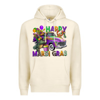 Tofu happy mardi gras truck Premium Hoodie - CowGirlArtShop