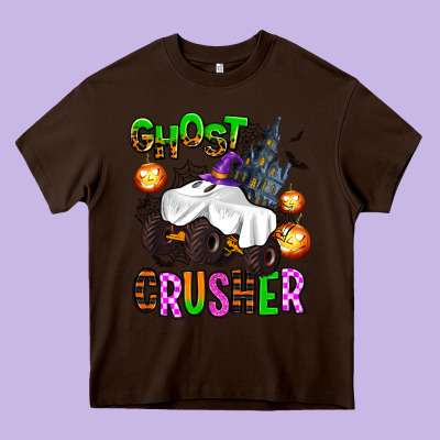 Ghost Crusher Heavy Core Tee Designed By Adodesignshop
