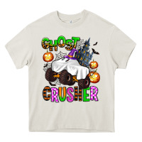 Cream ghost crusher Heavy Core Tee - AdoDesignShop