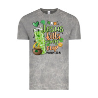 Cloud Rock st. patricks day jesus fills my cup Vintage Tee - MaliasSmallBusiness