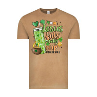 Vintage Camel st. patricks day jesus fills my cup Vintage Tee - MaliasSmallBusiness