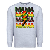 Heather Grey juneteenth mama Premium Sweatshirt - CowGirlArtShop