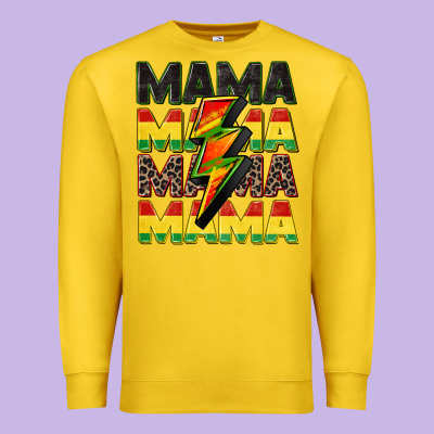 Juneteenth Mama Premium Sweatshirt Designed By Cowgirlartshop