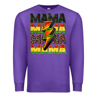 Purple juneteenth mama Premium Sweatshirt - CowGirlArtShop
