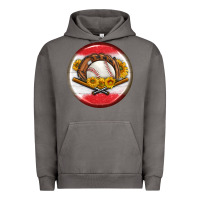 Pigment Tornado baseball with sunflower round earrings Urban Hoodie - BundleAndBundleShop