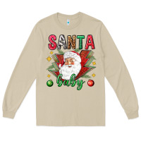 Mushroom Santa baby Christmas Long Sleeve Tee - NancyCooperArtShop