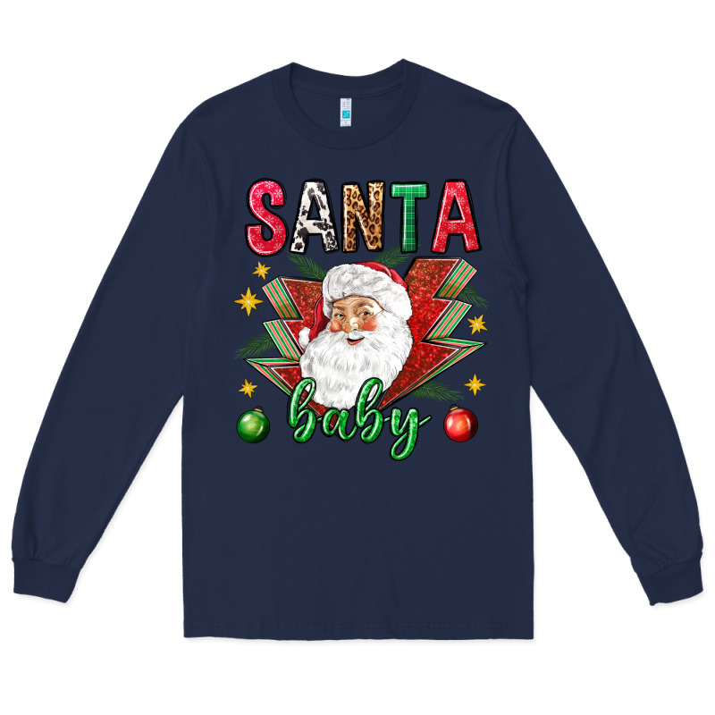 Santa Baby Christmas Long Sleeve Tee by NancyCooperArtShop | Teevron