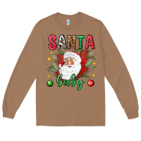 Toasted Coconut Santa baby Christmas Long Sleeve Tee - NancyCooperArtShop