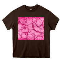 Chocolate Brown pink glitter Heavy Core Tee - JahusDesignShop