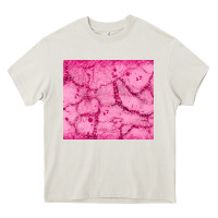 Cream pink glitter Heavy Core Tee - JahusDesignShop