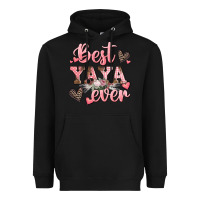 Black best yaya ever mother's day Heavyweight Hoodie - CowGirlArtShop