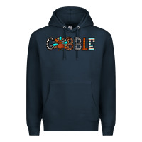 Navy gobble Premium Hoodie - JahusDesignShop