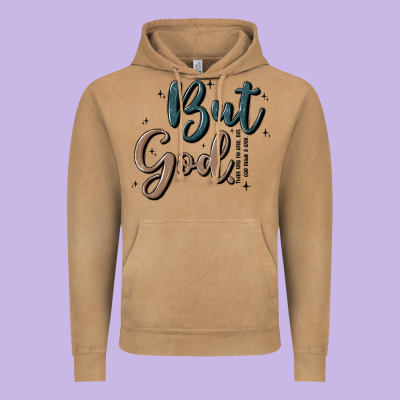 But God Vintage Hoodie Designed By Maliassmallbusiness