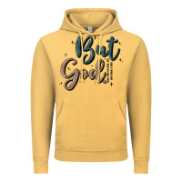 Vintage Mustard but god Vintage Hoodie - MaliasSmallBusiness