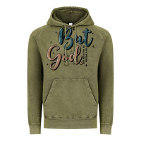 Vintage Olive but god Vintage Hoodie - MaliasSmallBusiness