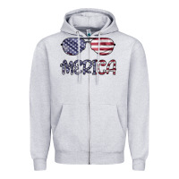 Merica Zipper Hoodie | Teevron