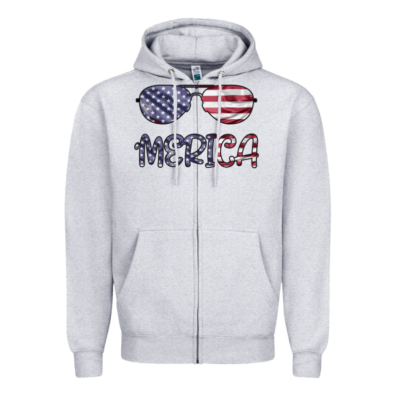 Merica Zipper Hoodie by Bettercallsaul | Teevron