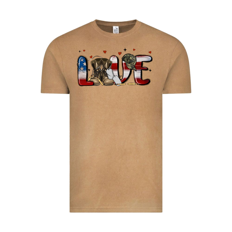 Love Army Vintage Tee by MaliasSmallBusiness | Teevron
