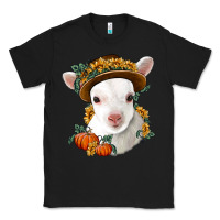 Black cute baby lamb thanksgiving nancy Classic Tee - NancyCooperArtShop