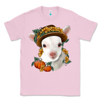 Bubblegum Pink cute baby lamb thanksgiving nancy Classic Tee - NancyCooperArtShop