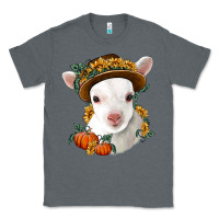 Charcoal Heather cute baby lamb thanksgiving nancy Classic Tee - NancyCooperArtShop