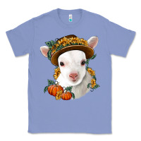 Colony Blue cute baby lamb thanksgiving nancy Classic Tee - NancyCooperArtShop