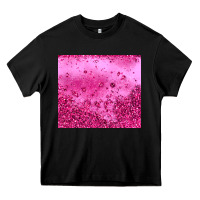 Black pink glitter Heavy Core Tee - JahusDesignShop