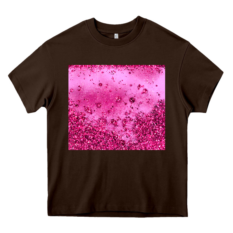 Pink Glitter Heavy Core Tee by JahusDesignShop | Teevron