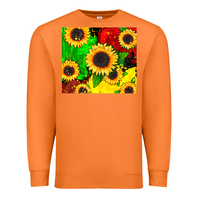 Juneteenth Sunflowers Premium Sweatshirt by CowGirlArtShop | Teevron