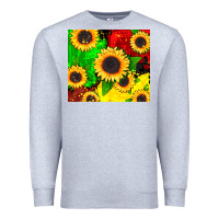 Heather Grey juneteenth sunflowers Premium Sweatshirt - CowGirlArtShop