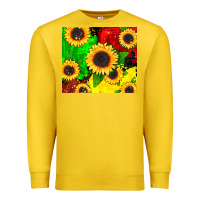 Lemon juneteenth sunflowers Premium Sweatshirt - CowGirlArtShop