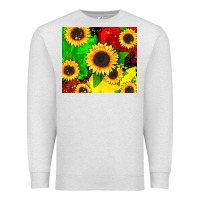 Oatmeal Heather juneteenth sunflowers Premium Sweatshirt - CowGirlArtShop