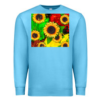 Ocean Blue juneteenth sunflowers Premium Sweatshirt - CowGirlArtShop
