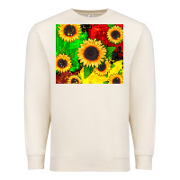 Sandshell juneteenth sunflowers Premium Sweatshirt - CowGirlArtShop