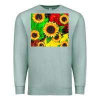 Seafoam juneteenth sunflowers Premium Sweatshirt - CowGirlArtShop