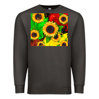 Smoke juneteenth sunflowers Premium Sweatshirt - CowGirlArtShop