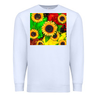 White juneteenth sunflowers Premium Sweatshirt - CowGirlArtShop