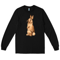 Black Bunny Long Sleeve Tee - NancyCooperArtShop