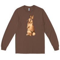 Chestnut Bunny Long Sleeve Tee - NancyCooperArtShop