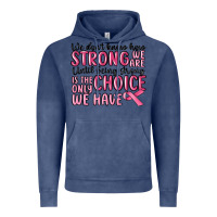Vintage Denim breast cancer malia Vintage Hoodie - MaliasSmallBusiness