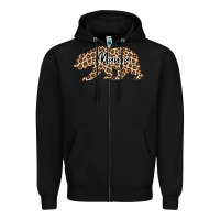 Black Mama Leopard Zipper Hoodie - Bettercallsaul