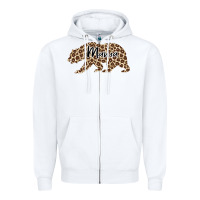 White Mama Leopard Zipper Hoodie - Bettercallsaul