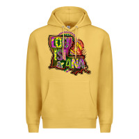 Antique Gold louisiana map Premium Hoodie - CowGirlArtShop