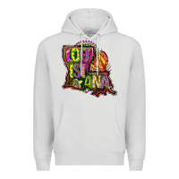 Dove Grey louisiana map Premium Hoodie - CowGirlArtShop