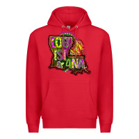 Red louisiana map Premium Hoodie - CowGirlArtShop