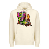 Sandshell louisiana map Premium Hoodie - CowGirlArtShop